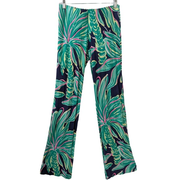 Lilly Pulitzer Sz XS GEORGIA MAY Bold Print Palazzo Pants - Picture 2 of 9